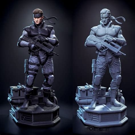 metal gear solid box 3d model|metal gear solid stl files.